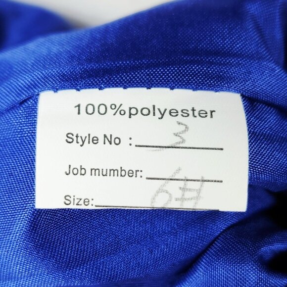 Strappy Blue Satin Fit Flare Mini Dress With Cut-Out Sides Z.Dreamer Size 6 - Picture 3 of 13